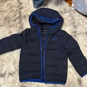 Under Armour 3T hooded “pronto puffer” jacket